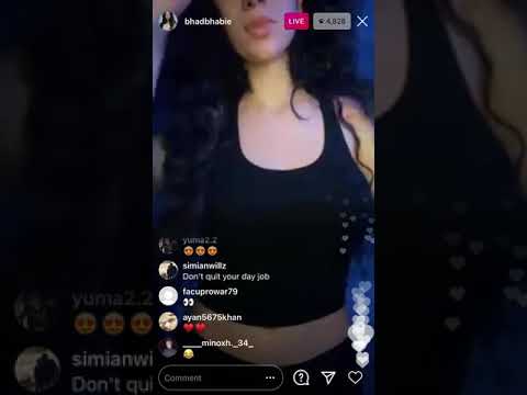 Bhad Bhabie Twerking on Live, 11/17/20