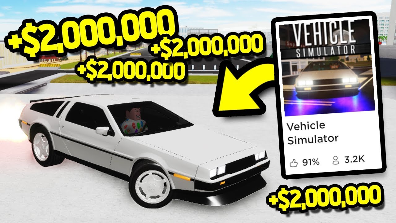 Spending 2 000 000 On A Flying Car In Vehicle Simulator Youtube