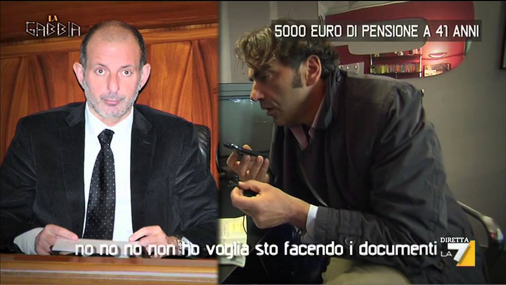 La Gabbia - 5.000 € di pensione a 41 anni (14/05/2014)