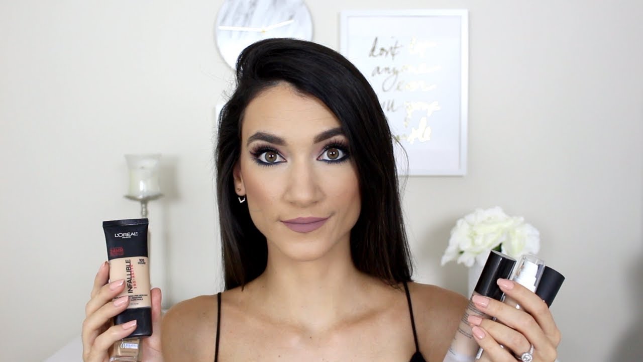 Top 5 Drugstore Foundations For Oily Skin 2017 YouTube