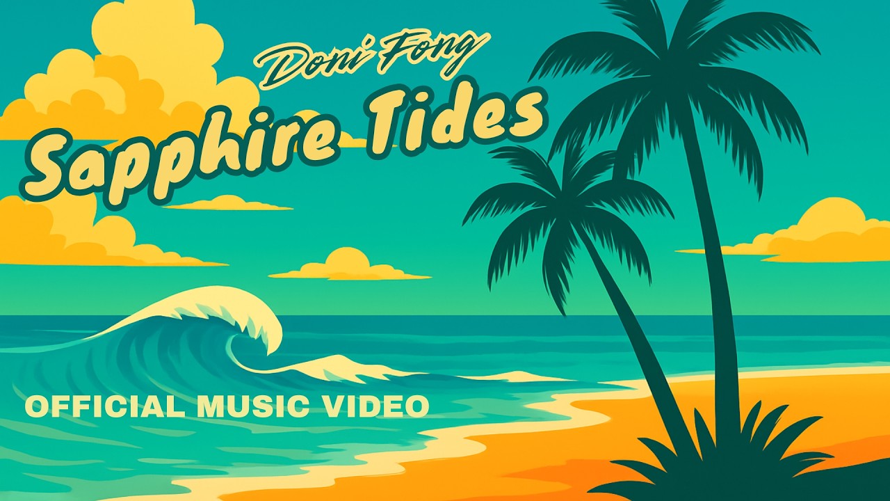 💎 DONI FONG - Sapphire Tides (Official Music Video) | Tropical House Chill Vibes 2025