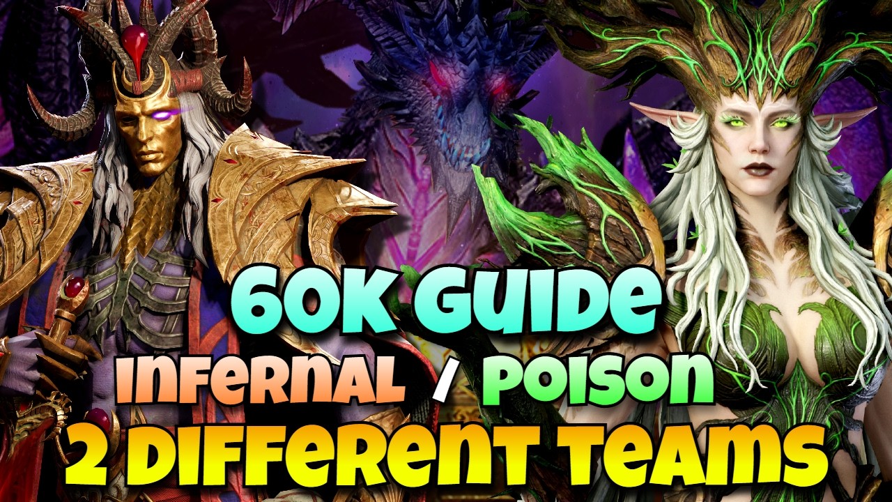 САМОЕ ПРОСТОЕ руководство по набору 60 тысяч в Бездне!!! Две разные команды! | Watcher of Realms