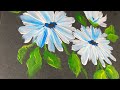 Easy flower acrylic painting || beginners || follow easy steps|| tutorial