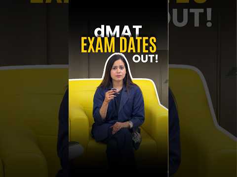 dMAT 2027 Exam Dates Out | Registration Deadlines & Results for Master’s Aspirants
