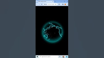 Create an Enchanting Holographic Earth Image with HTML and CSS! #shorts #viral #hologram #css