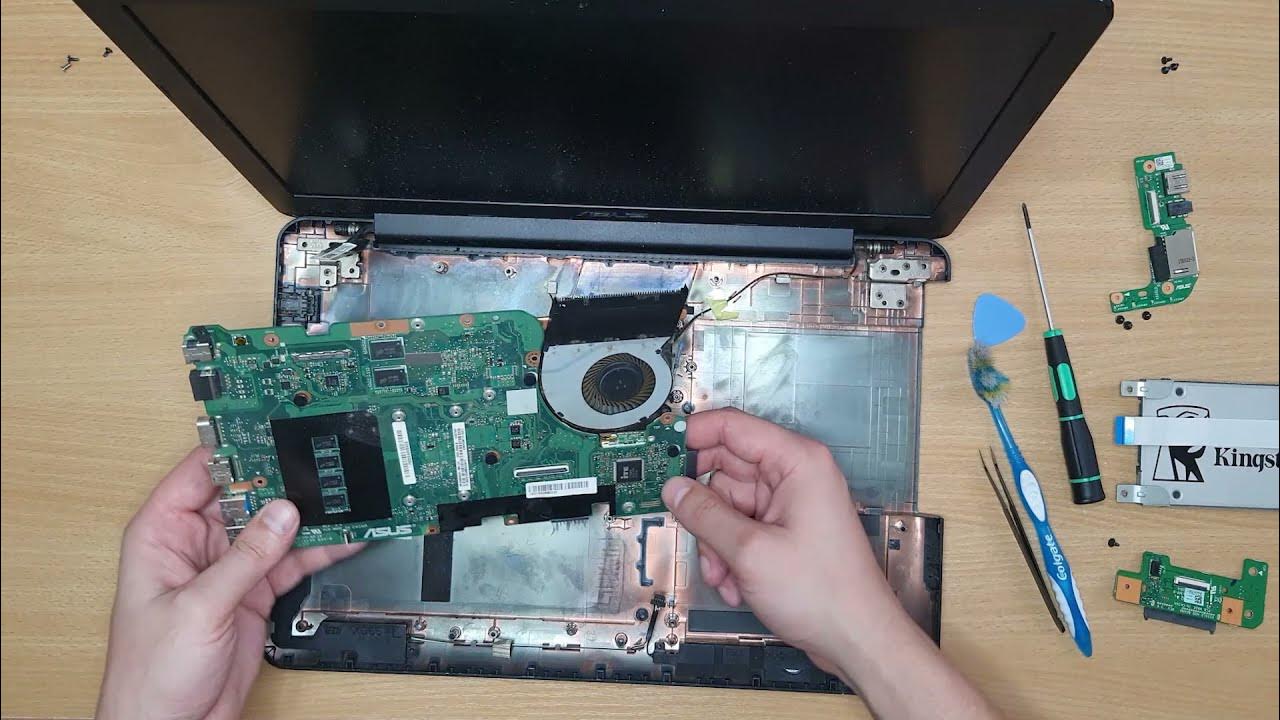 Как разобрать ноутбук asus x555l