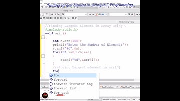 Finding Largest Element using Array in C Programming |Array |Prof.Antony Vijay #shorts