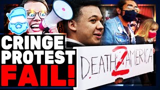 Epic Fail! Kyle Rittenhouse Protest HILARIOUSLY Pathetic At ASU! More Supporters Than Protestors!