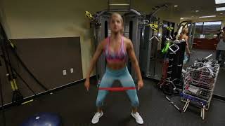 Jump Squats using Fitccessory Resistance Bands