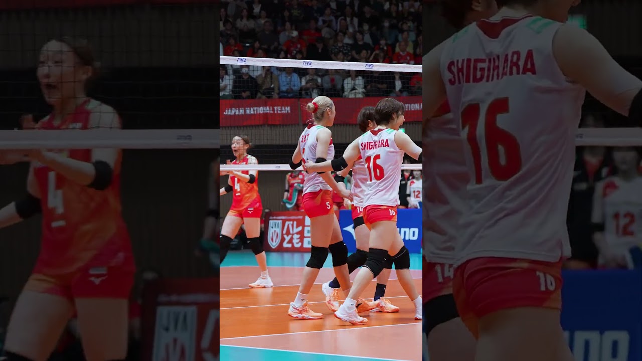 2026 バレーボール女子日本代表紅白試合ミズノマッチ（東京大会）をプレイバック👀　#佐藤淑乃 選手と #山田二千華 選手のナイススパイク👏🏻