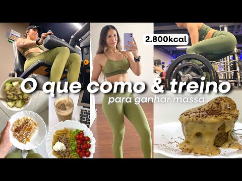 DIETA PARA GANHAR MASSA MUSCULAR E PERDER GORDURA + SUPLEMENTOS E TREINO DE POSTERIORES E GLÚTEOS🍑