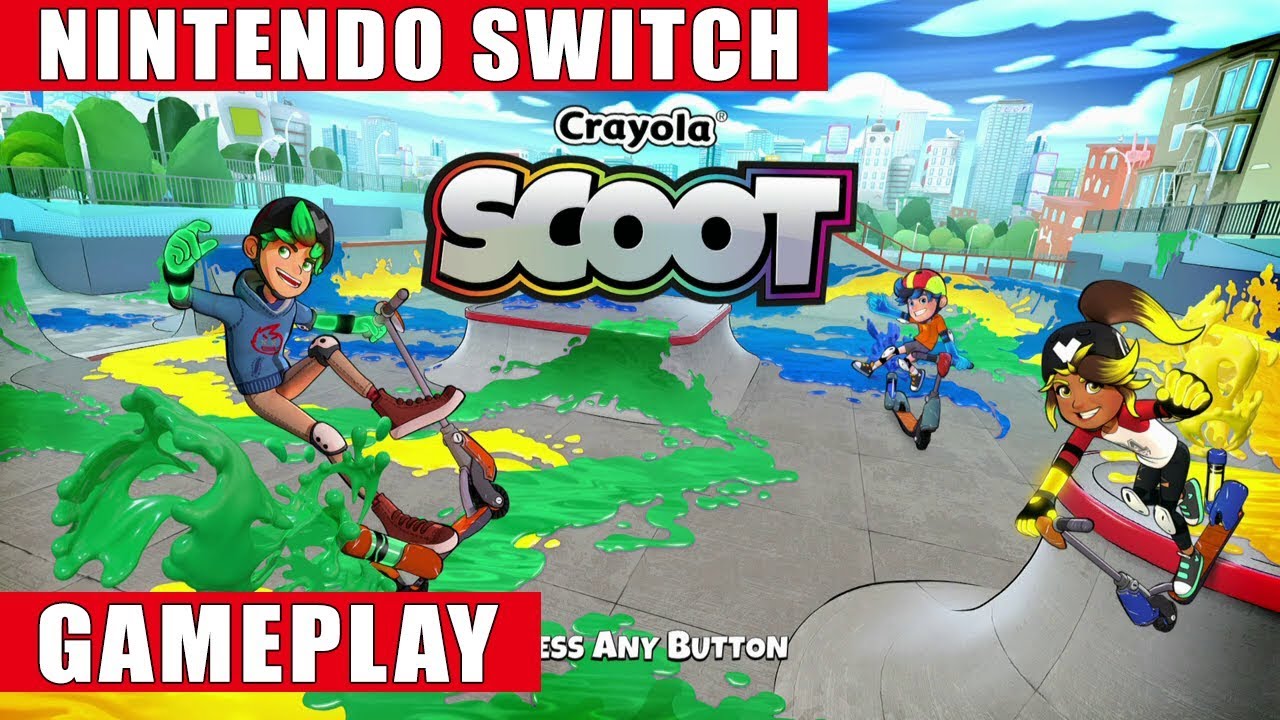 Perfervid Er deprimeret liter Crayola Scoot Nintendo Switch Gameplay - YouTube