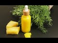 Homemade multi fruit gel to remove dark spots and get glowing skin / pineapple juice gel
