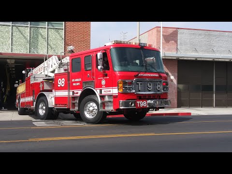 LAFD Light Force 98 Responding