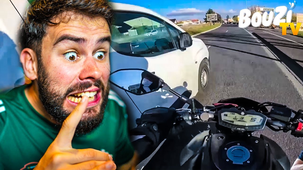 CE MOTARD FROLE L'ACCIDENT !!! (React Motos)