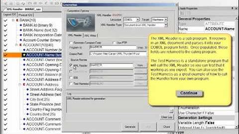 Creating an XML Handler: COBOL Data Structure
