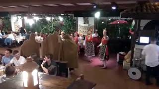Traditional Dance in a restaurant in Sofia