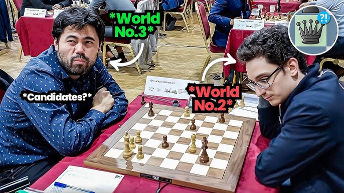 International Chess Federation on X: 🔥 Don't miss a moment of the  #FIDEGrandSwiss top games! ♟️ ⚔️ Hikaru Nakamura - Fabiano Caruana   ⚔️ Bogdan-Daniel Deac - Vidit Gujrathi   ⚔️ Andrey