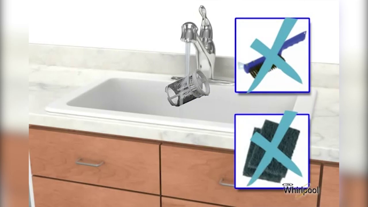 How to Clean a Dishwasher's Filter YouTube