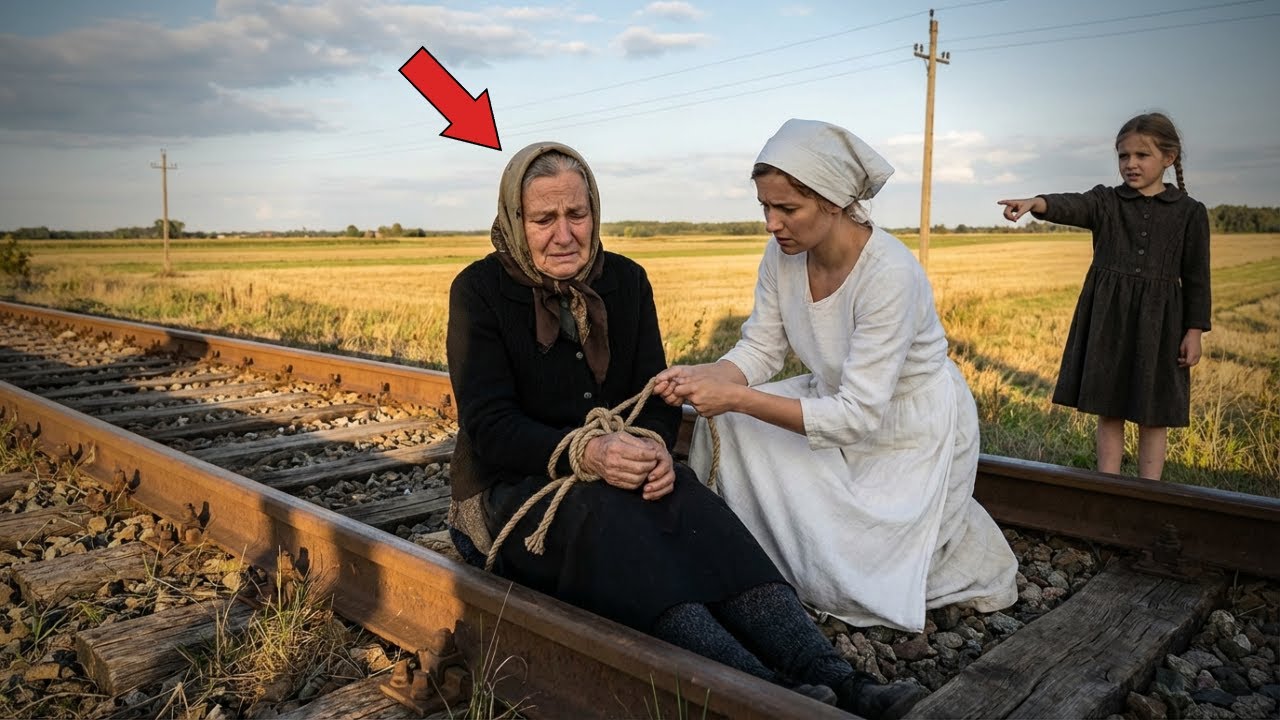 Biedna Wieśniaczka Znajduje Staruszkę Przywiązaną Do Torów, A Nie Wierzy W To Co Od Niej Słyszy