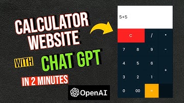 I Build Calculator App using Chat GPT in 2 Minutes 🔥