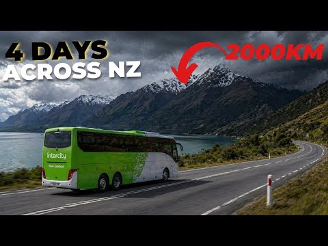 2000km across New Zealand by Intercity Bus During a Massive Storm! Kaitaia/Auckland/Wellington
