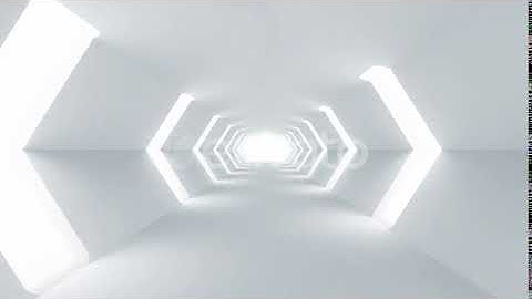 Flying in a Futuristic White Sci-fi Tunnel Interior | Motion Graphics - Videohive template