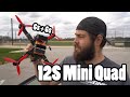 I built a 12S fpv miniquad that runs at 50 volts and sounds INSANE