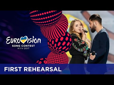 Ilinca ft. Alex Florea - Yodel It! (Romania) First rehearsal in Kyiv