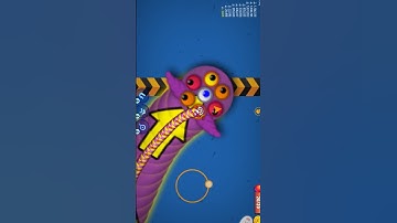 ⭐ Epic Worms Zone Snake 😱🐍Magic Slither Power! Biggest Snake Rise! #WormsZone #SlitherSnake #shorts