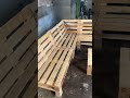 Silla de palets en forma de L #woodworking #carpintero #diy #carpinteria #wood #arteenmadera