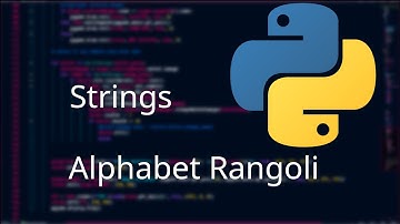 Learn Python with Coding challenges on Hackerrank - Strings - Alphabet Rangoli Patterns