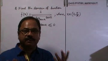 20.. Domain & Range of Exponential &  & Logarithmic Functions Class-II/IIT/AIEEE