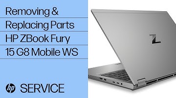 Removing & replacing parts for HP ZBook Fury 15 G8 | HP Computer Service
