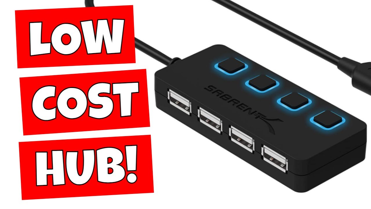4-Port USB 2.0 Hub - Sabrent