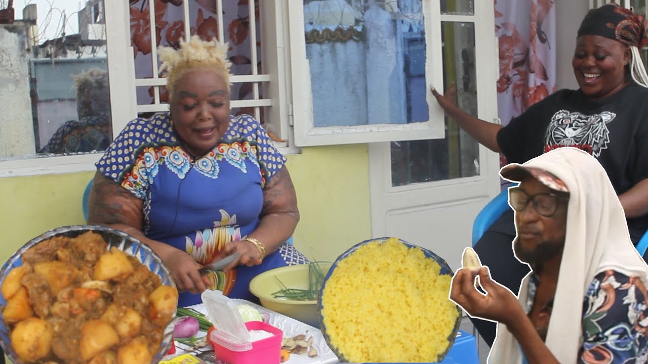YA GABI ALAMBI NGOMBE YA FRAICHE ATIE POMME DE TERRE NA CHOU, LOSO PEMBENI NA SAFU