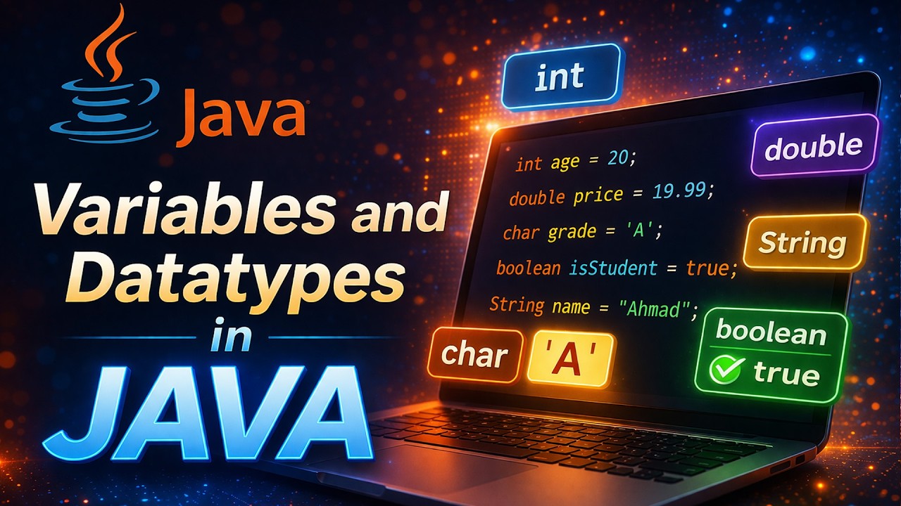Java Variables and Data Types Explained (Beginner Tutorial) - YouTube