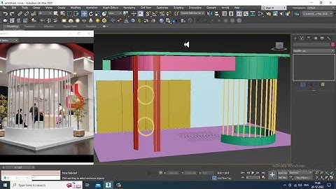 3Dsmax Tutorials, Learn 3D Modeling ,Texturing & Lighting an Exhibition Stall from Scratch in 3dsmax