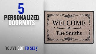 Top 10 Personalized Doormats 2018 Personalized Your Family Name Indooroutdoor Doormat -