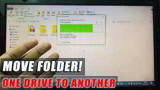 how to move a folder from one drive to another?