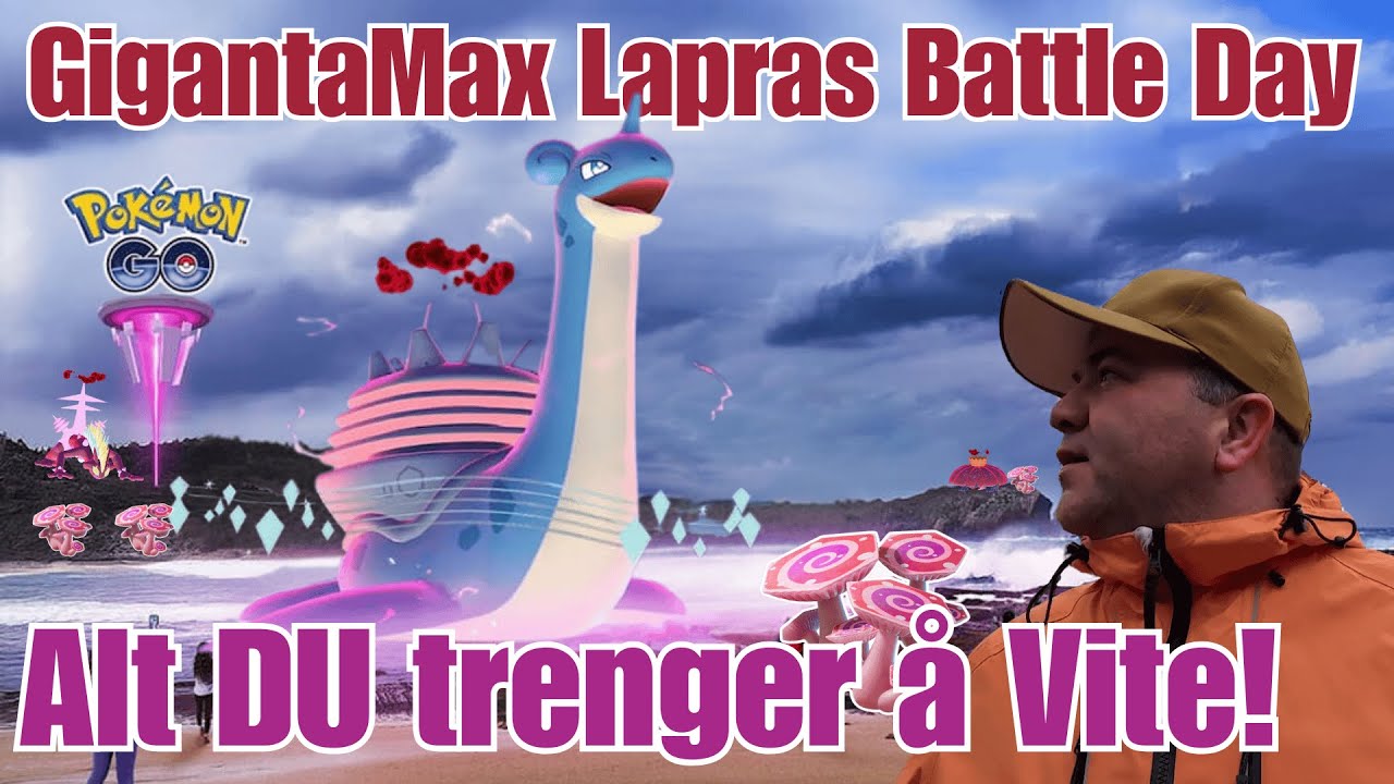 Pokémon Go Gigantamax Lapas: Best Move and Moveset fo Max Battle Day 2025 Pokémon Go Gigantamax Lapas: Best Move and Moveset fo Max Battle Day 2025