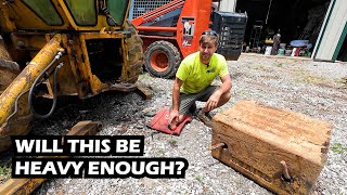 Is The Best Option? | Installing Weights on Ford Loader
The original plan was to fill the back of this tractor with concrete, but then an opportunity came about. Ended up finding some old tractor counter weights to fit onto my ford 555 loader. will it work?
DISCLAIMER. this is not a how to video and I am not responsible for any actions you take on your equipment or property
#excavation
#construction
#captainkleeman Is The Best Option? | Installing Weights on Ford Loader