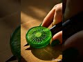 ASMR Glass Kiwi Cutting 🔪 | Crystal Fruit Slicing #ASMR # #Satisfying #CrystalFruit #OddlySatisfying
