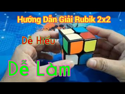 Instructions To Solve Rubik 2X2 Easy To Do, Easy To Understand As Possible  ( Cube Rubik ) - Youtube