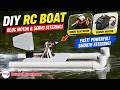 DIY Powerful RC Boat: 1800KV BLDC Motor + Servo + FlySky GT2