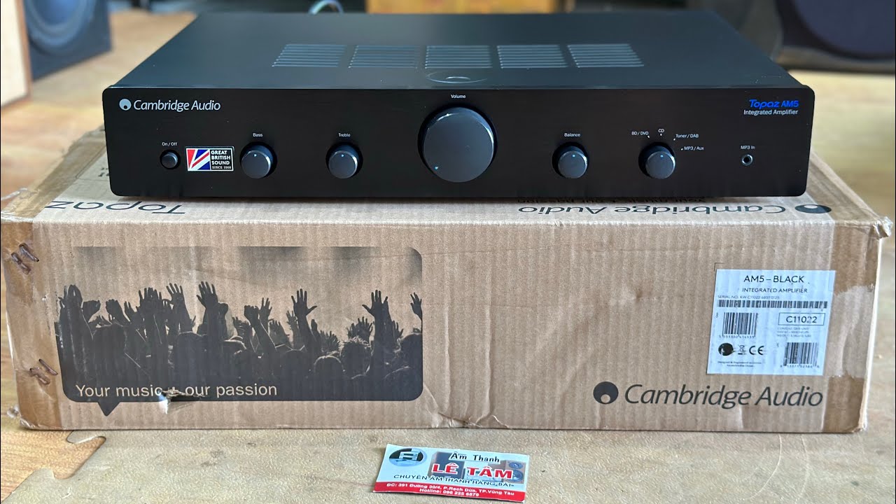 Amly Cambridge Audio Topaz AM5 England - YouTube