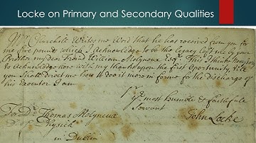 Locke on Primary and Secondary Qualities