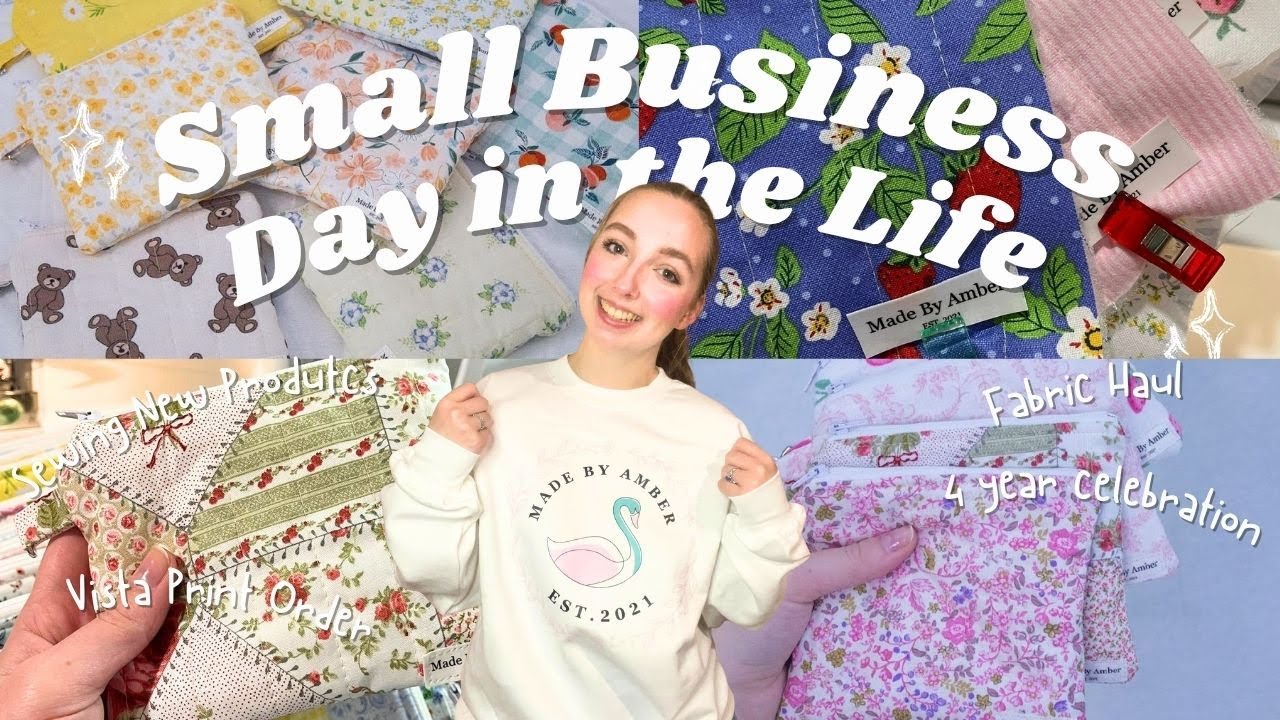 Day in the Life of a Small Business Owner | Sewing, Fabric Haul ...