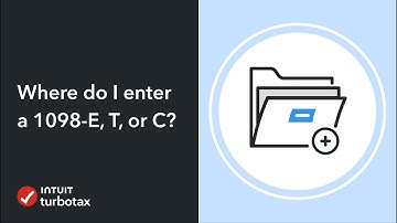 Where do I enter tax forms 1098-E, T, or C in TurboTax Online? - TurboTax Support Video