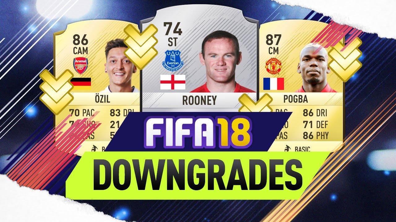 *SHOCKING* TOP 10 FIFA 18 DOWNGRADES IN ULTIMATE TEAM!?!